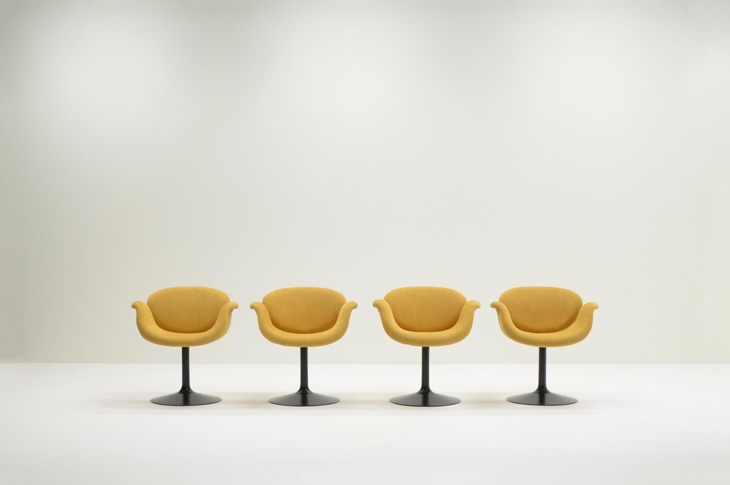 Set of 4 little Tulip chairs by Pierre Paulin for Artifort, 1960s Netherlands. (Moderne der Mitte des Jahrhunderts) im Angebot