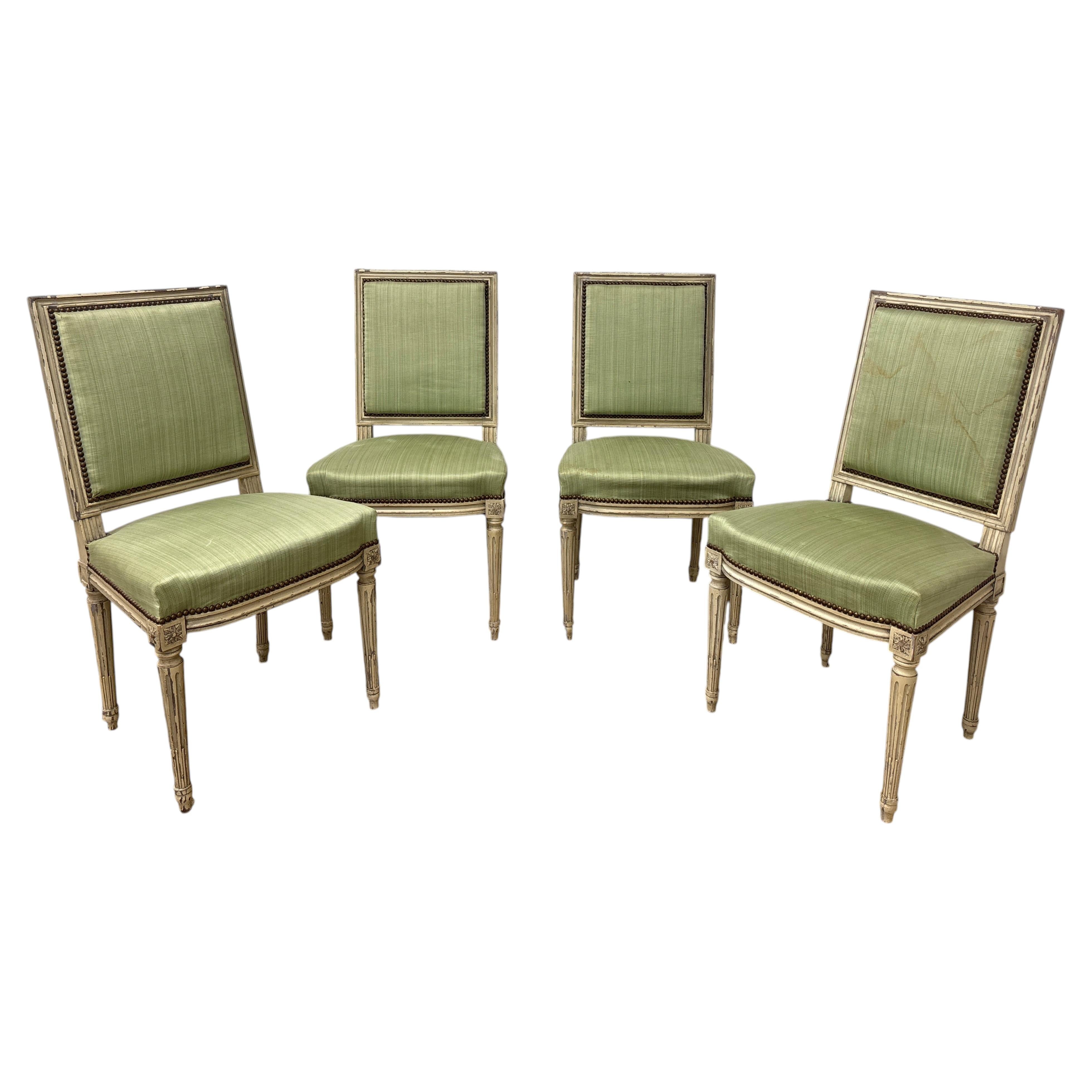 Set of 4 Louis XVI Chairs