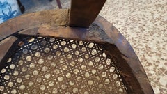 Set of 4 Louis XVI Chairs in Walnut and Vienna Straw, Late 18th Century