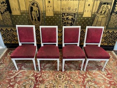 Set of 4 Louis XVI style chairs