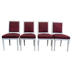 Set of 4 Louis XVI style chairs
