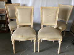 Set of 4 Louis XVI Style Dining Chairs