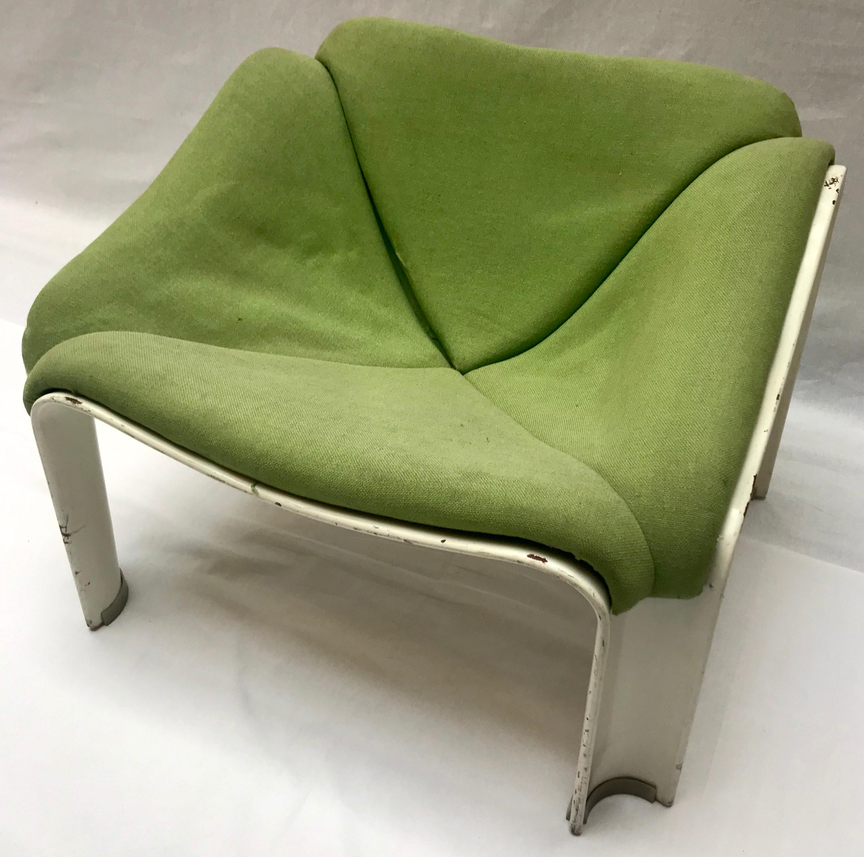 Mid-Century Modern Ensemble de 4 fauteuils de salon F300 pour Artifort, Pierre Paulin, 1967 en vente