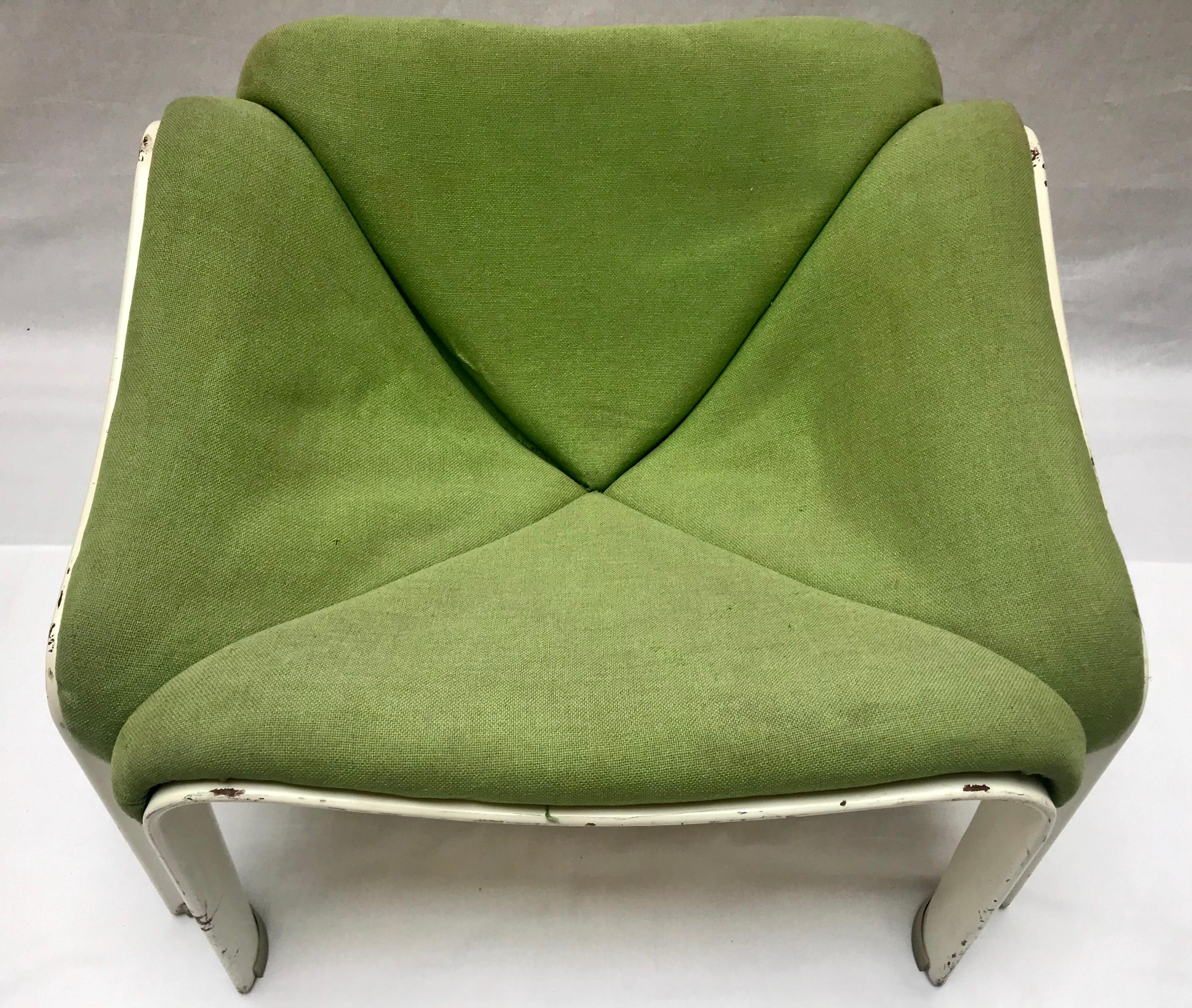 Ensemble de 4 fauteuils de salon F300 pour Artifort, Pierre Paulin, 1967 État moyen - En vente à Saint-Ouen, FR