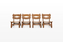 Set of 4 lounge chairs and coffee table by Dittmann & Co for AWA, Netherlands