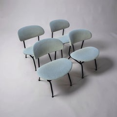 Juego de 4 sillones de Gastone Rinaldi, Italia, década de 1950