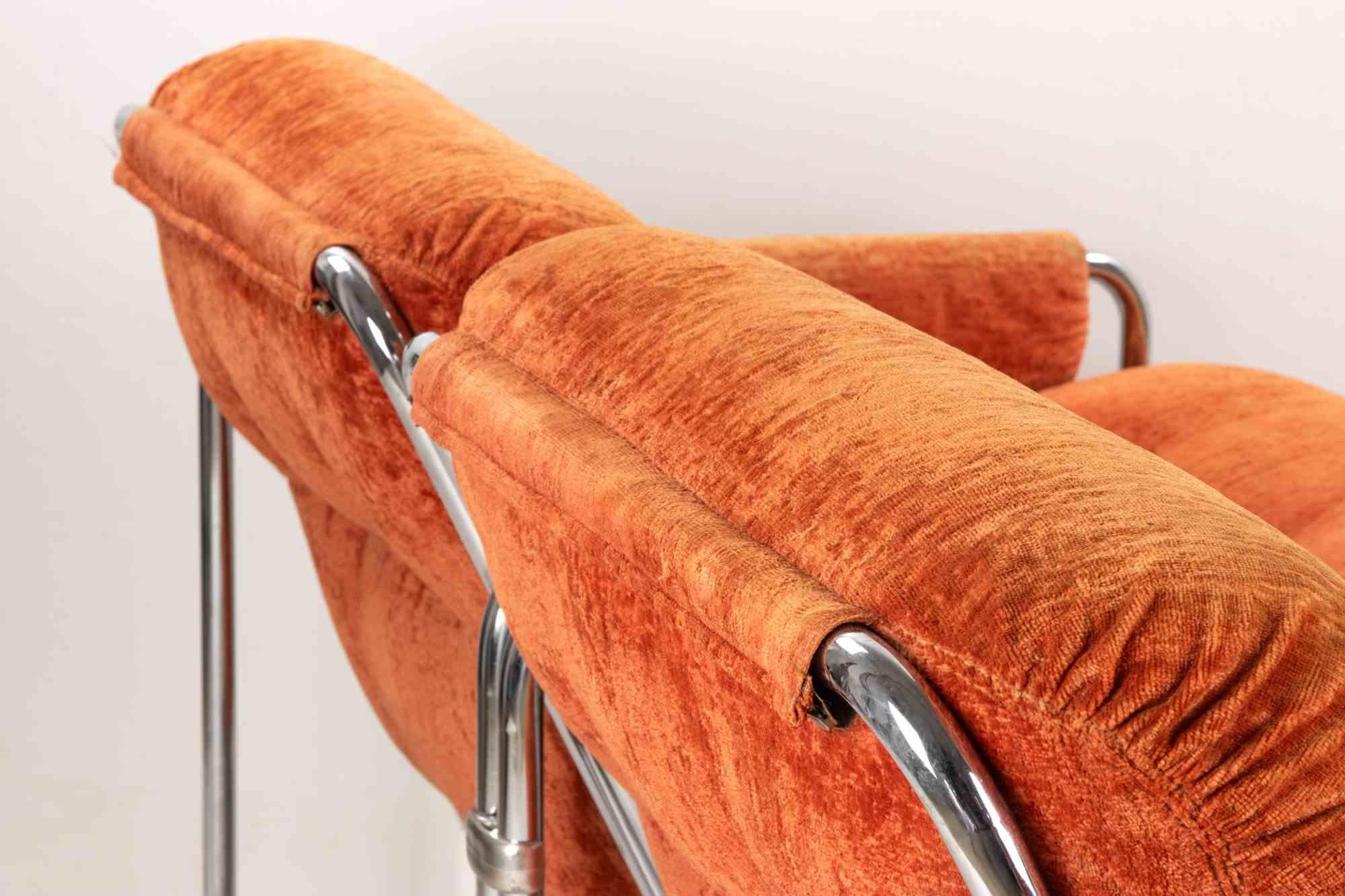 Ensemble de 4 chaises longues Tucroma de Guido Faleschini, 1970 en vente 3