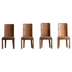 Set of 4 "Lovö" Chairs by Axel Einar-Hjorth, 1930s