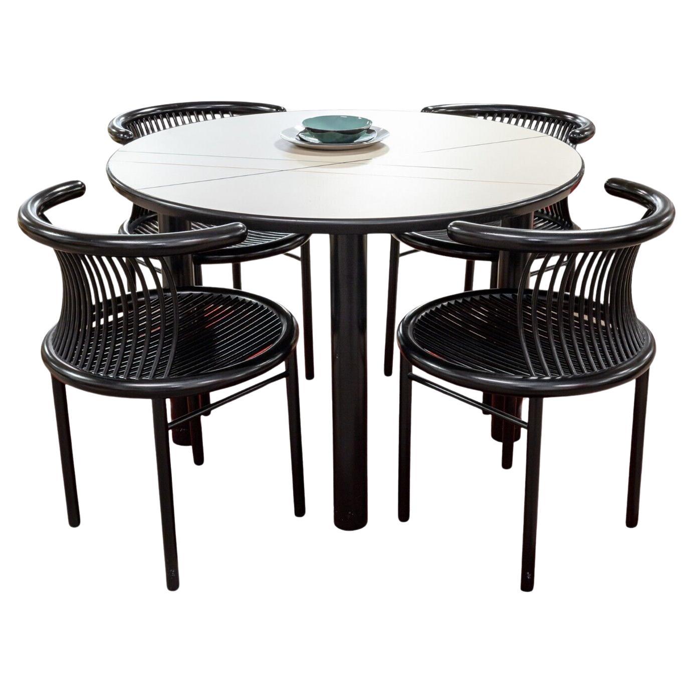 Set of 4 Lubke Herbert Ohl Circo Chairs and Peterson Design Table Dinette Set For Sale