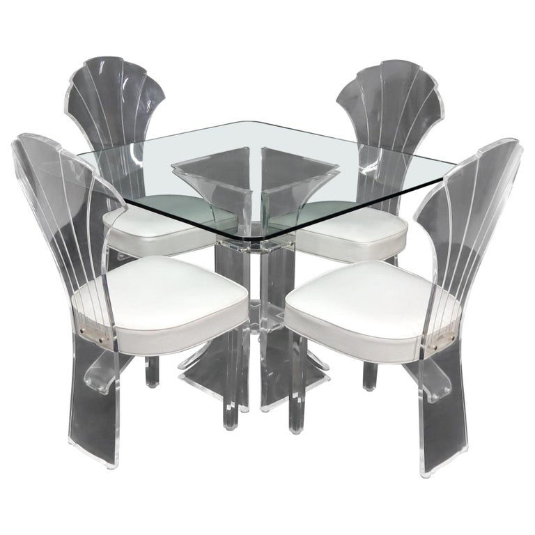 Square Glass Dining Table 69 For, Square Glass Dining Table Set For 4
