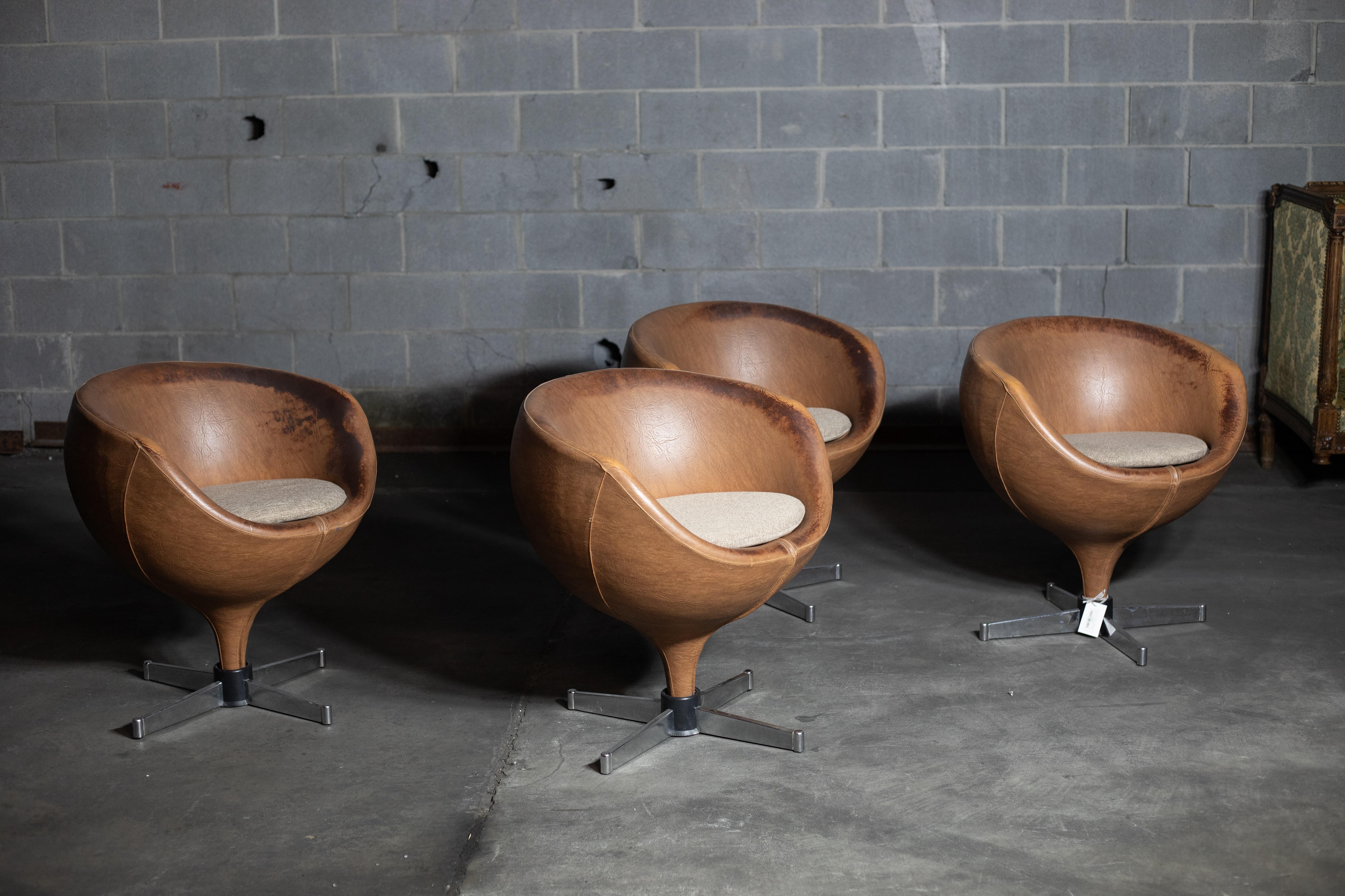 4er Set Luna Lounge Stühle im Angebot 2