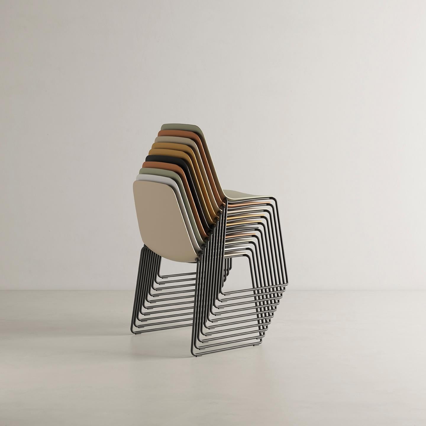 sled base dining chair