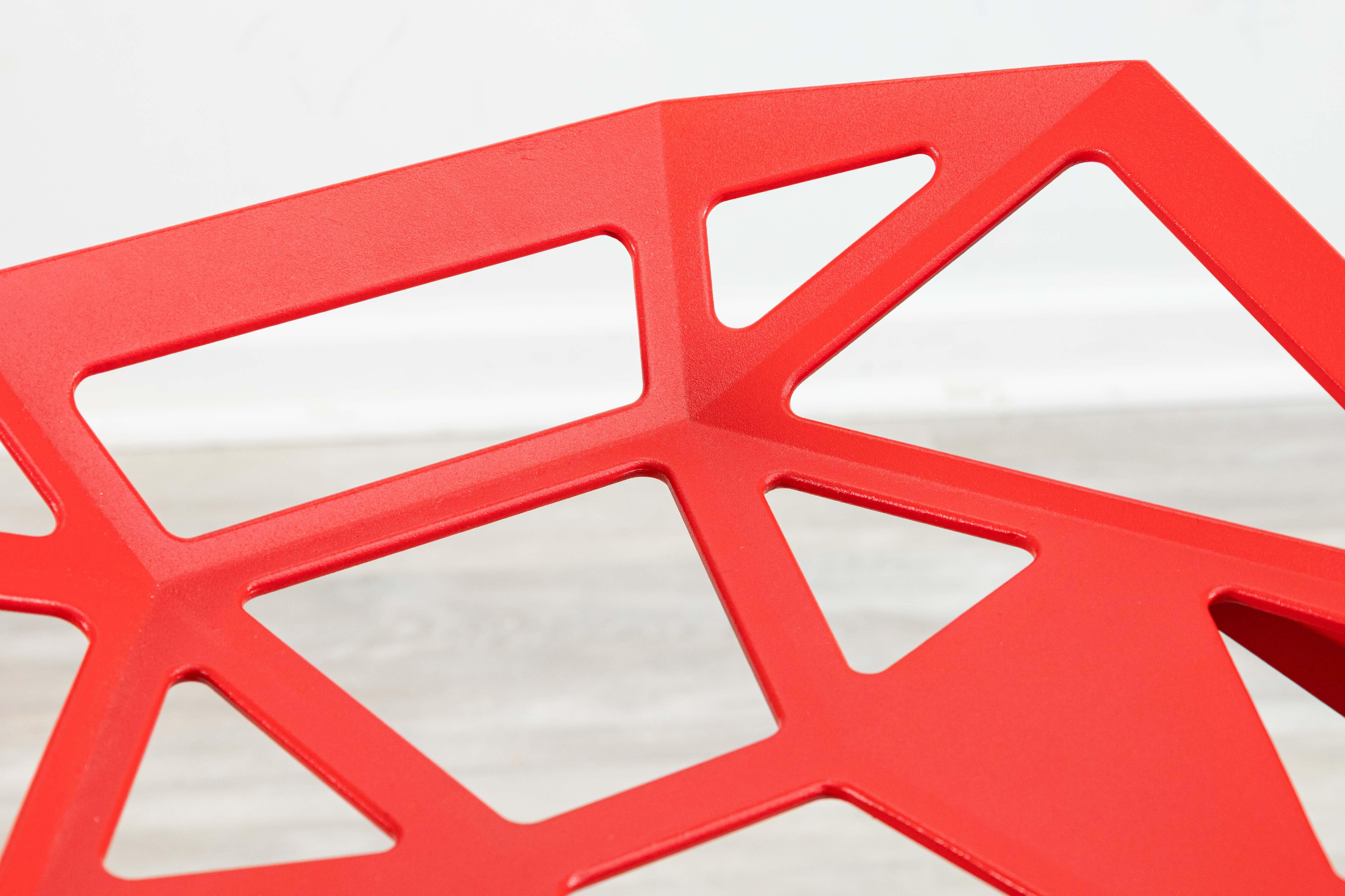 Modern Set of 4 Magis Stool One Stackable Barstools by Konstantin Grcic Made in Italy For Sale