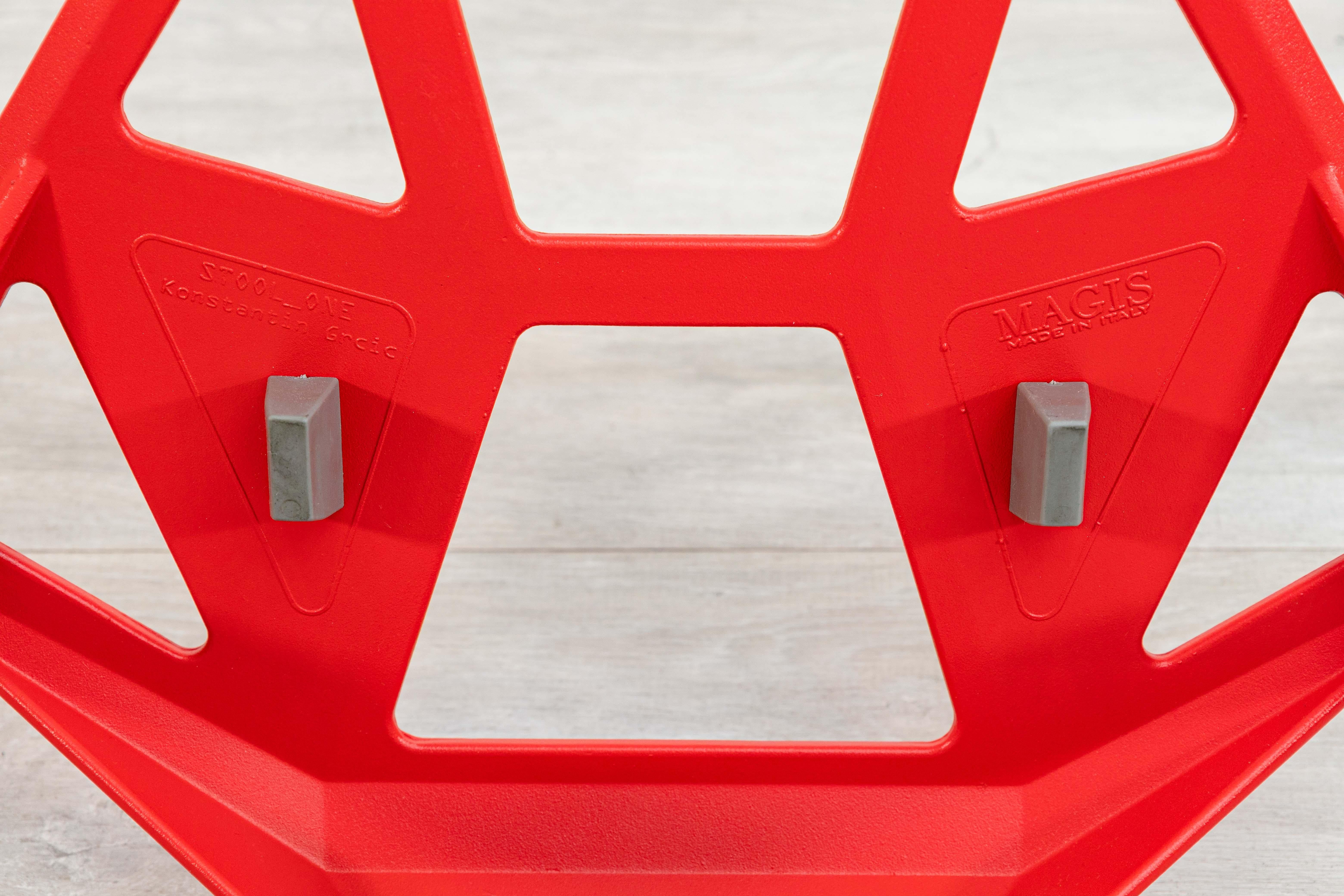 20th Century Set of 4 Magis Stool One Stackable Barstools by Konstantin Grcic Made in Italy For Sale