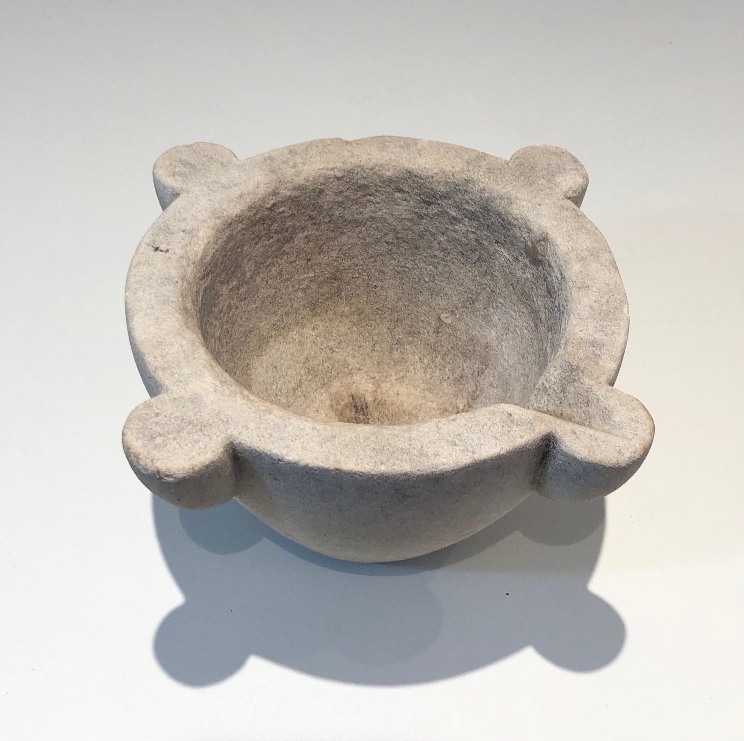 Set of 4 Marble Mortars from 18th Century For Sale 1