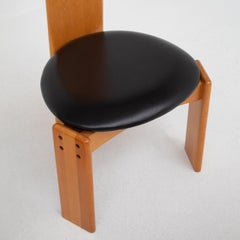 Set of 4 Mario Marenco Dining Chairs for Mobil Girgi