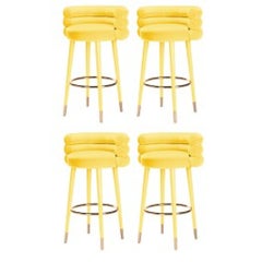 Set di 4 sgabelli da bar Marshmallow, Royal Stranger