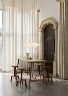 Set of 4 Massif Counter Stools, AV39-Ember Color-Anderssen & Voll for &Tradition