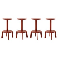 Juego de 4 taburetes de mostrador Massif, AV39-Color ámbar-Anderssen & Voll para &Tradition