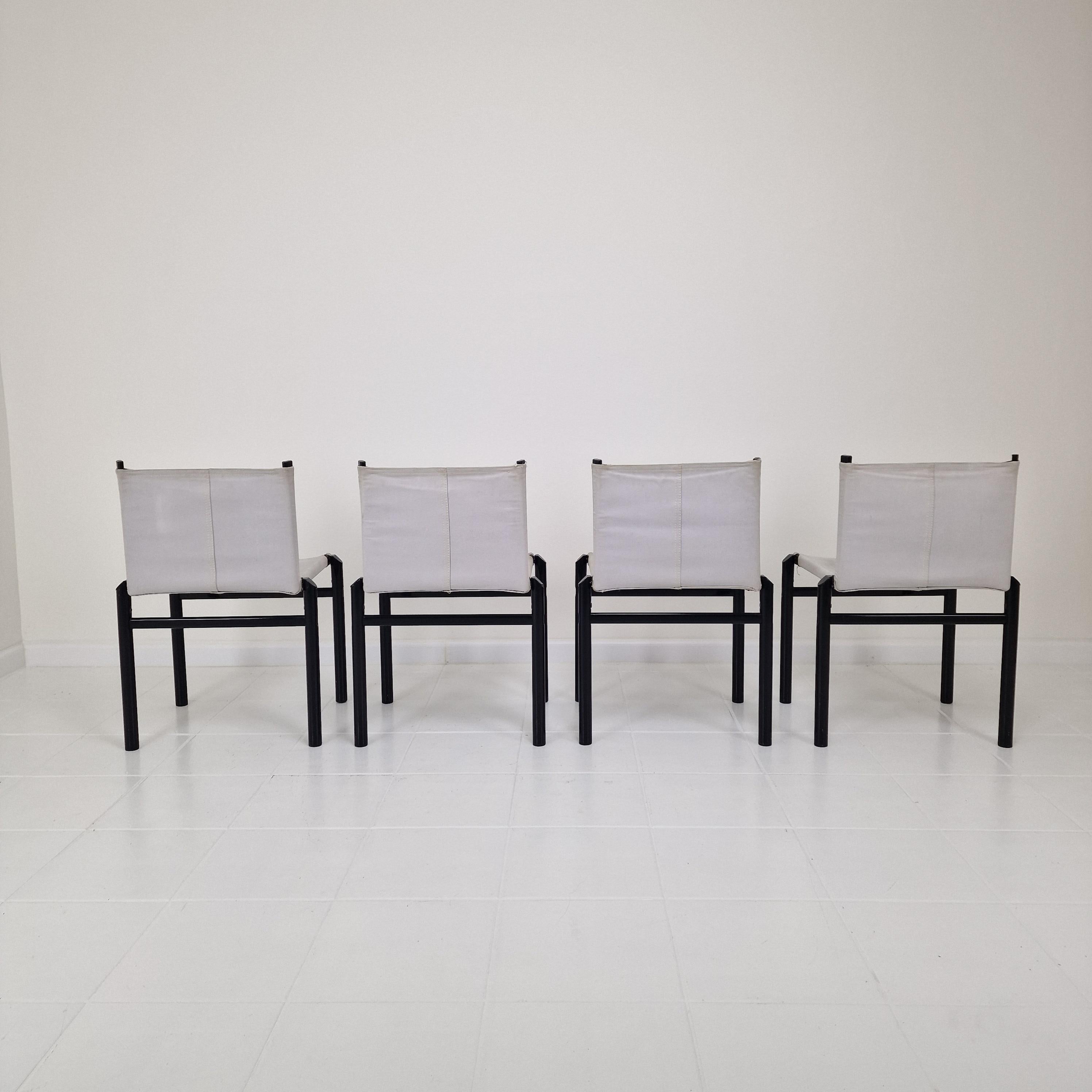 Set di 4 sedie da pranzo 