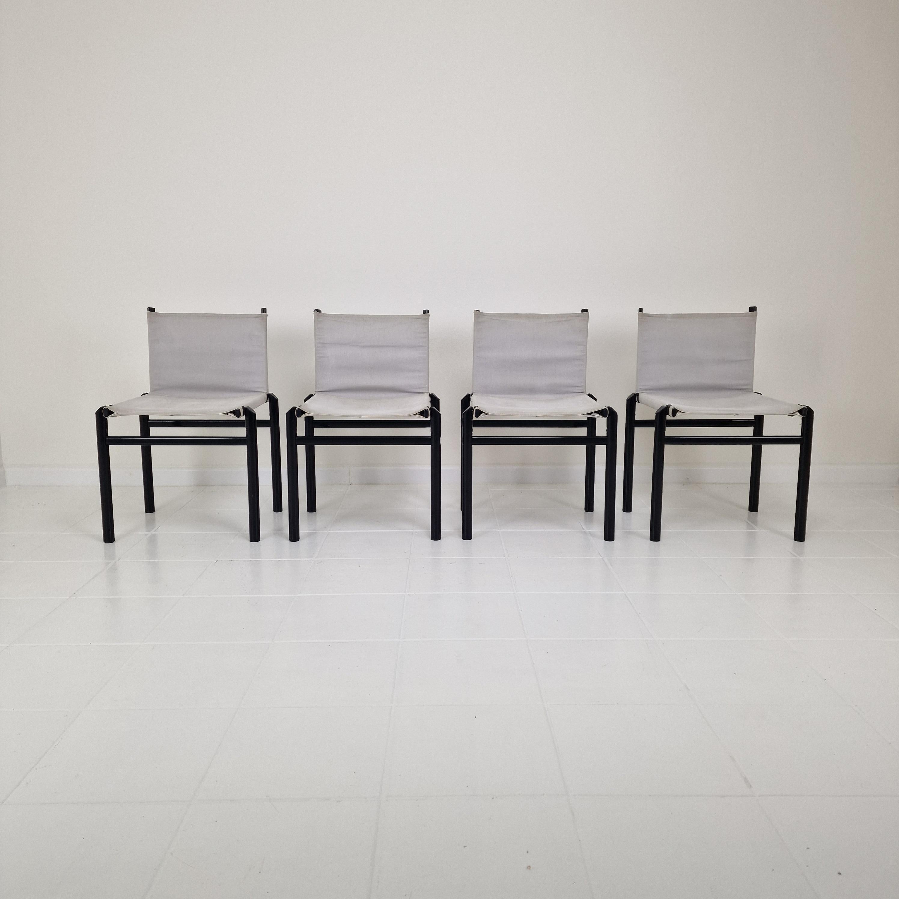 Set di 4 sedie da pranzo 