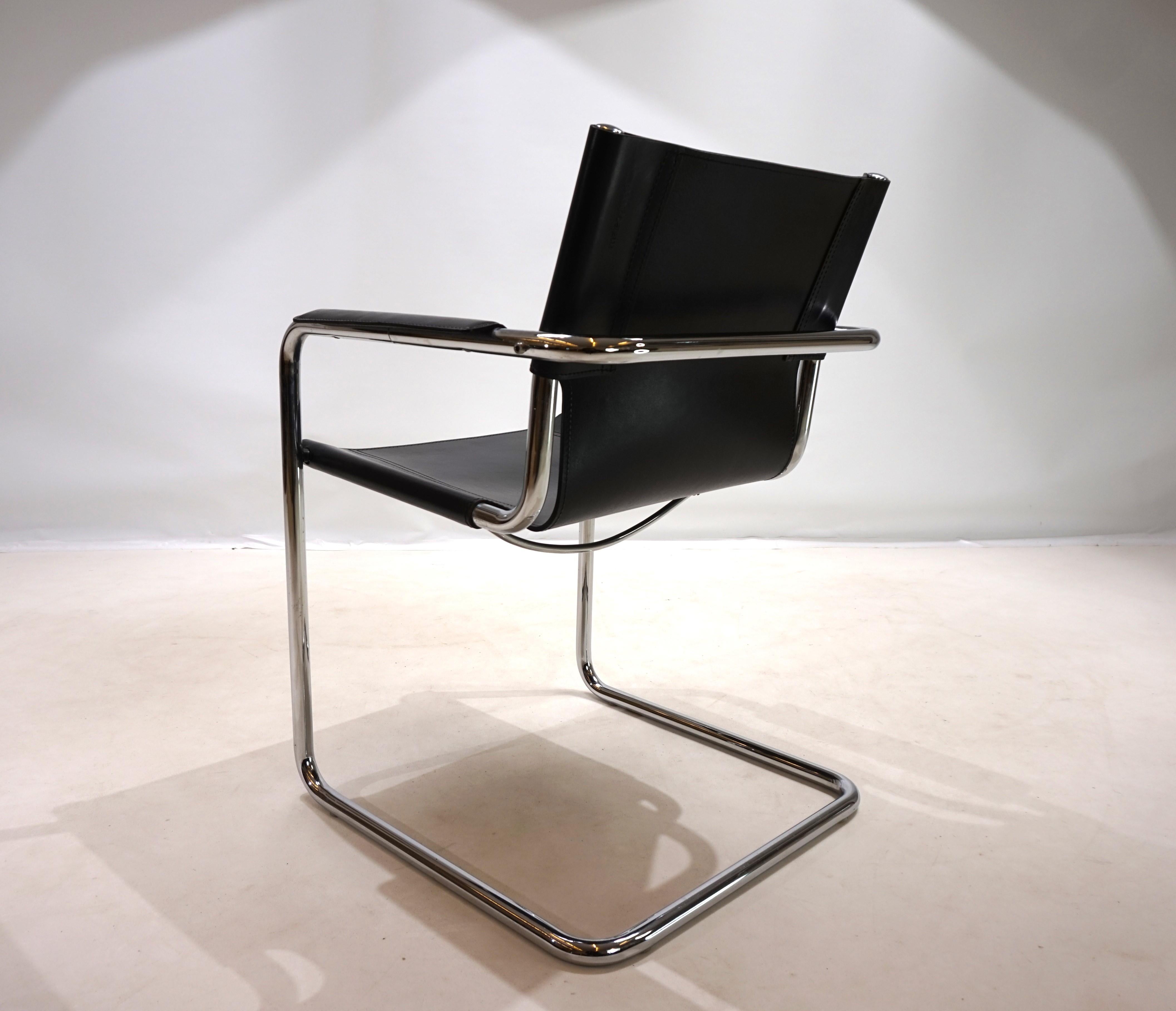 Set of 4 Matteo Grassi MG6 dining chairs by Mart Stam 11