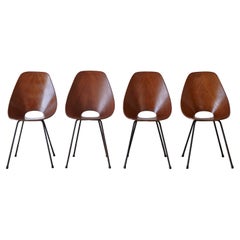 Set of 4 Medea Chairs by Vittorio Nobili, Fratelli Tagliabue, Italy, 1950s