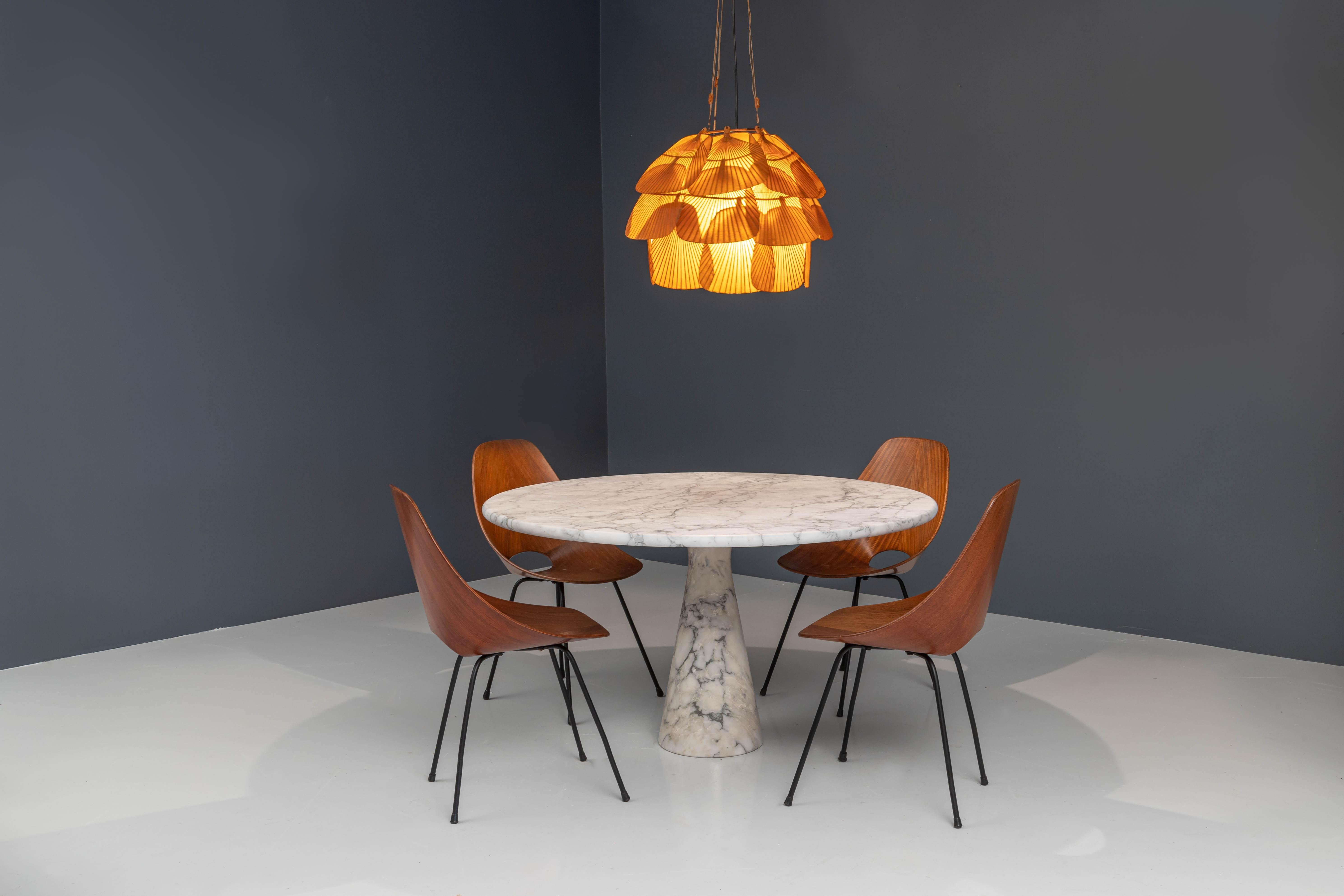 Juego de 4 sillas de comedor Medea de Vitorio Nobili para Fratelli Tagliabue, 1955 en venta 2