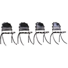 Set of 4 "Medusa" Chairs by Studio Tetrarch for Alberto Bazzani, 1969