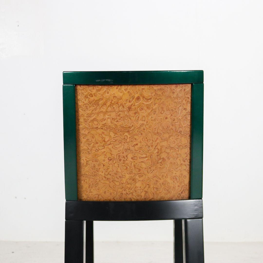 Set of 4 Memphis Donau Dining Chairs by Ettore Sottsass for Leitner, 1980s 5