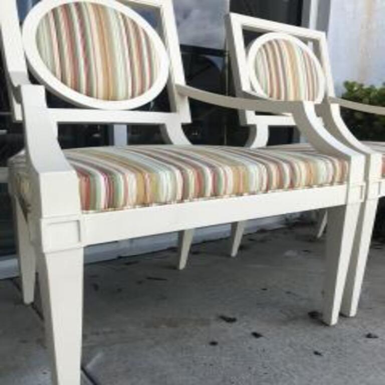 Unknown Set of 4 Michael Taylor for Baker Chairs, 1980-1999 For Sale