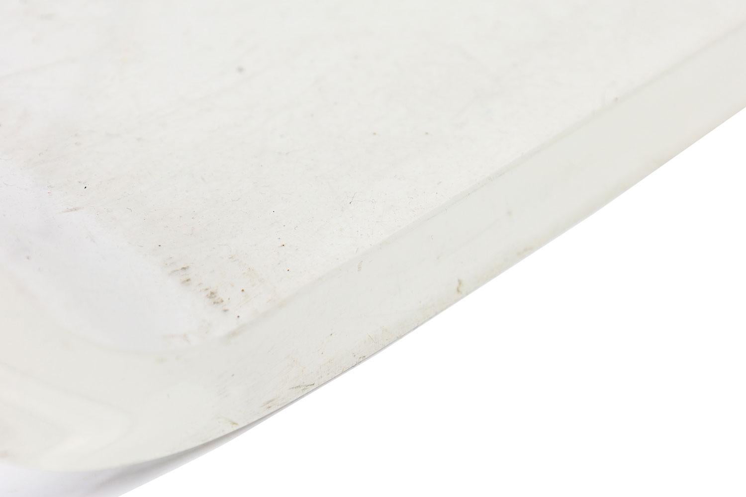 Set of 4 Mid-Century American Transparent Lucite Cantilever Barstools For Sale 5