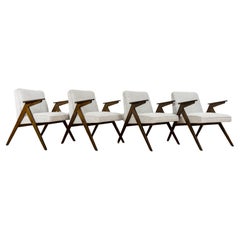 Set Of 4, Mid Century Armchairs "Bunny" Type 300-177, Europe, 1970's