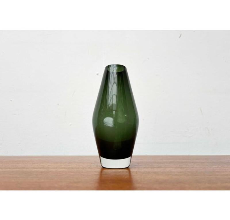 Set of 4 Mid-Century Art Glass Vases, 1960s For Sale 12