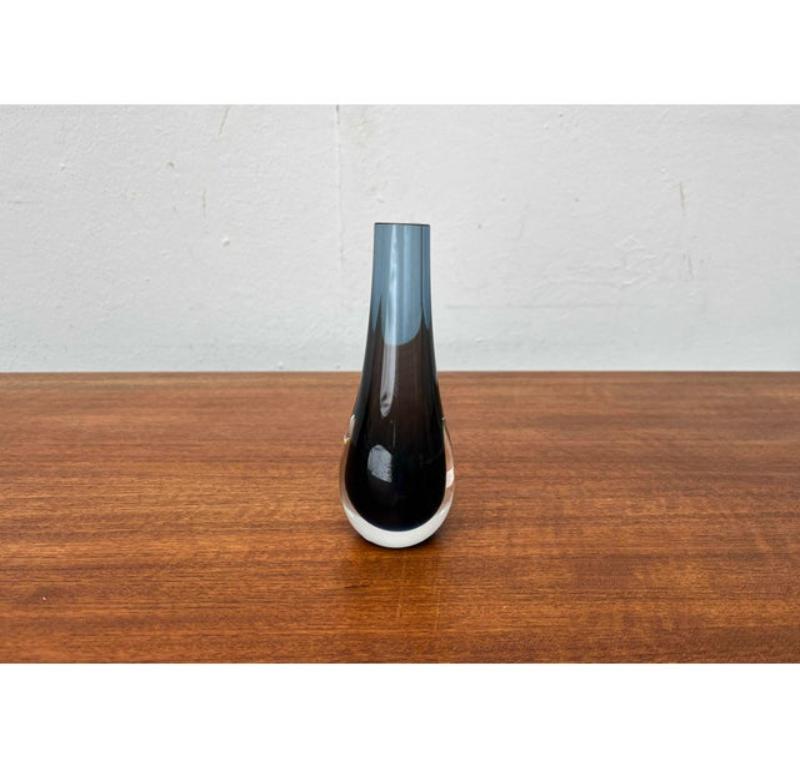 Set of 4 Mid-Century Art Glass Vases, 1960s In Good Condition For Sale In Hamburg, DE