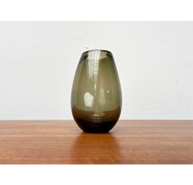 Set of 4 Mid-Century Art Glass Vases, 1960s For Sale 4