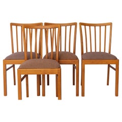 Set of 4 Mid-Century Beech Dining Chair by Stöss, Germany, 1950s–60s – Grey Uph.