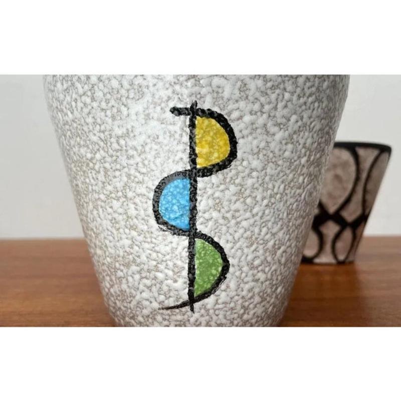 XX secolo Set di 4 fioriere in ceramica di metà secolo, anni '60 in vendita