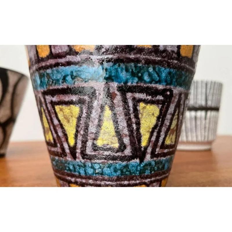Ceramica Set di 4 fioriere in ceramica di metà secolo, anni '60 in vendita