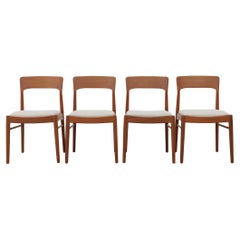 Set of 4 Mid-Century Danish Dining Chairs by Kai Kristiansen for K.S. Mobler