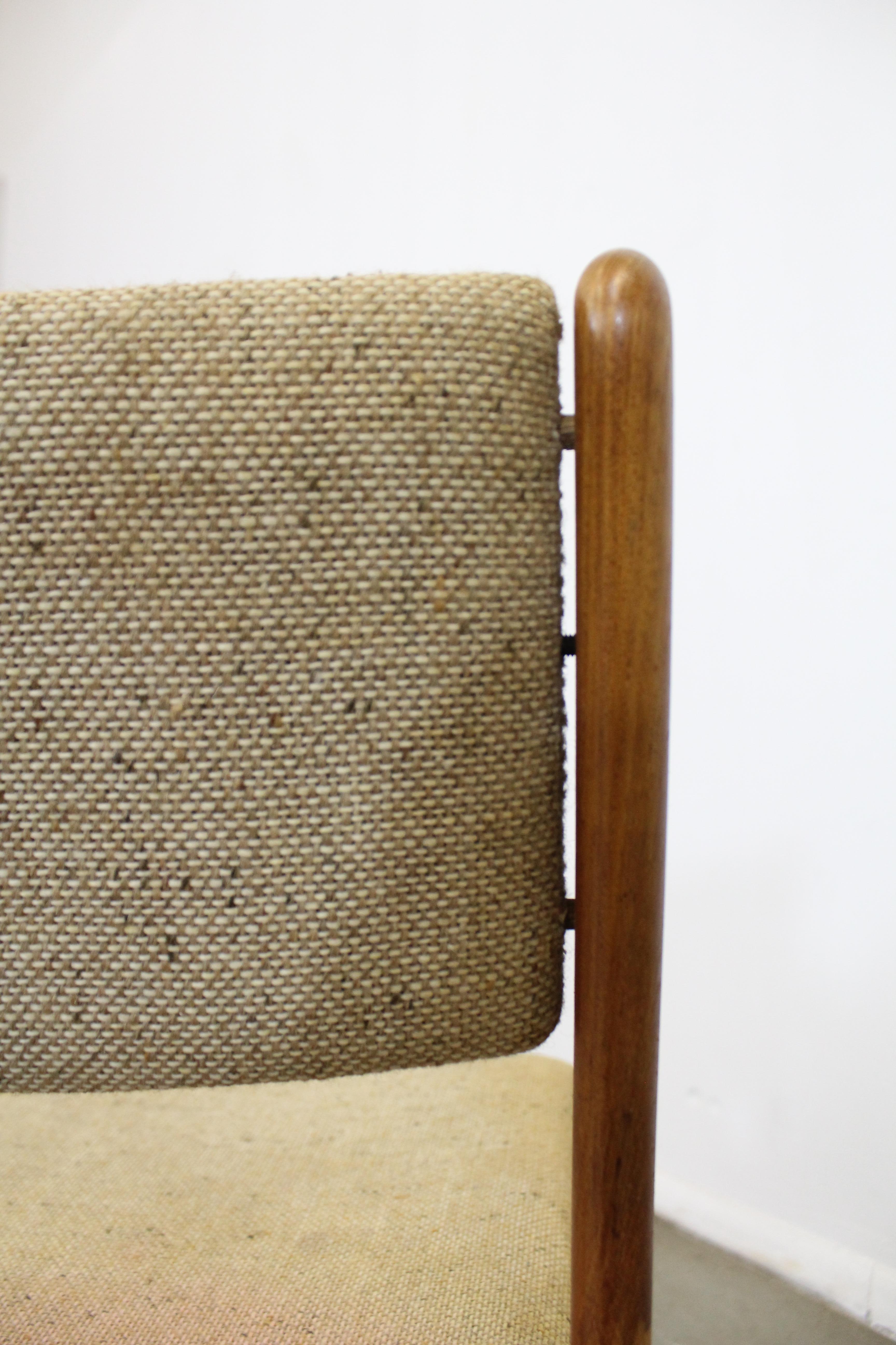 Set of 4 Mid-Century Danish Modern D-Scan Teak Side Dining Chairs 2