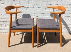 Set of 4 Mid Century Danish Modern Dining Chairs
