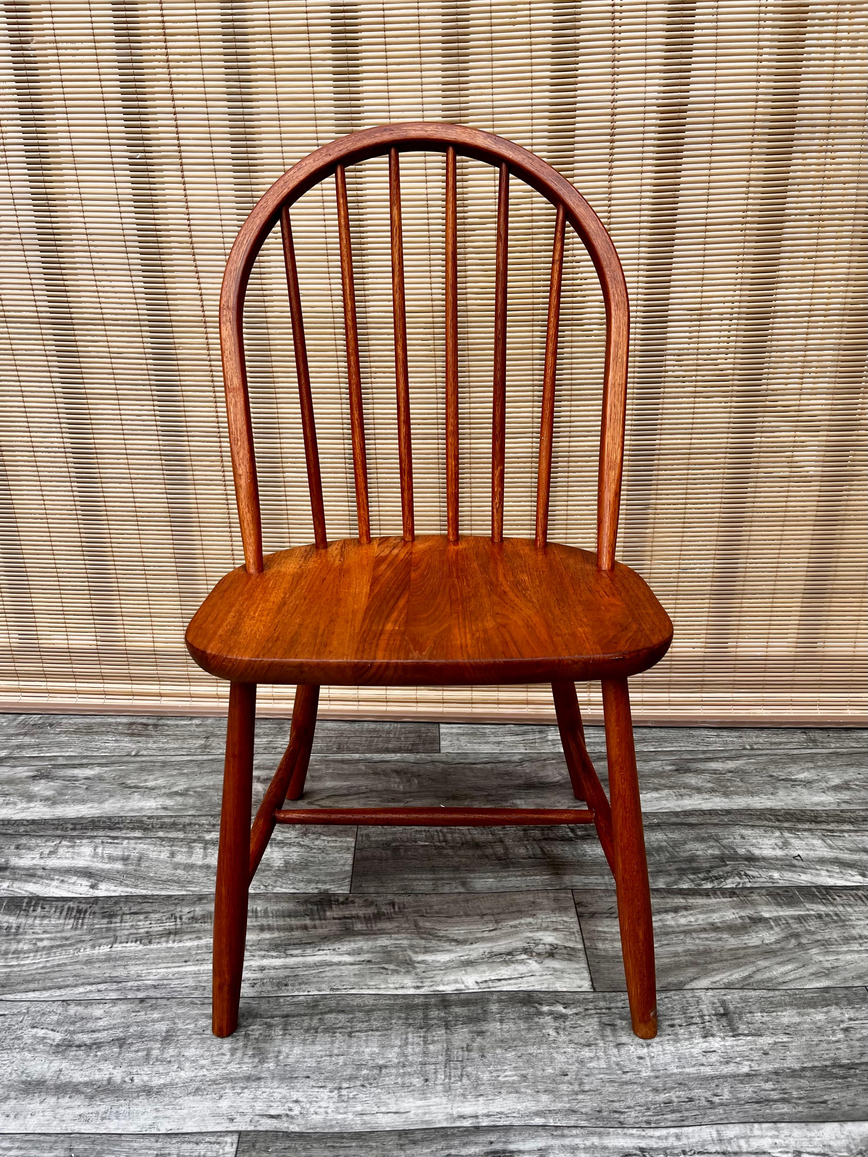Set of 4 Midcentury Danish Modern Teak Dining Chairs by Tarm Stole Mobelfabrik In Good Condition For Sale In Miami, FL