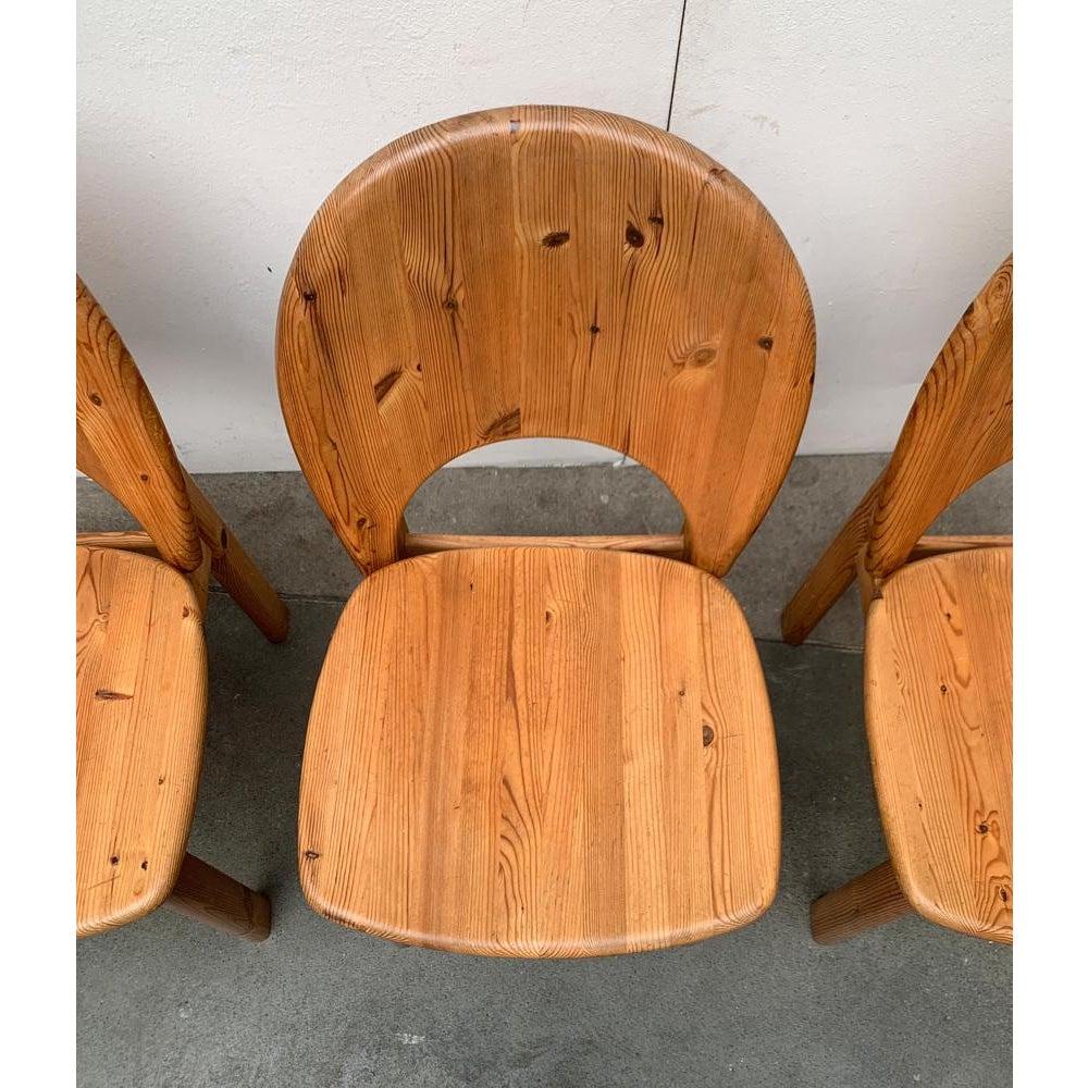 Set di 4 sedie in pino danese del metà del secolo scorso di Niels Koefoed per Glostrup, 1960 in vendita 4