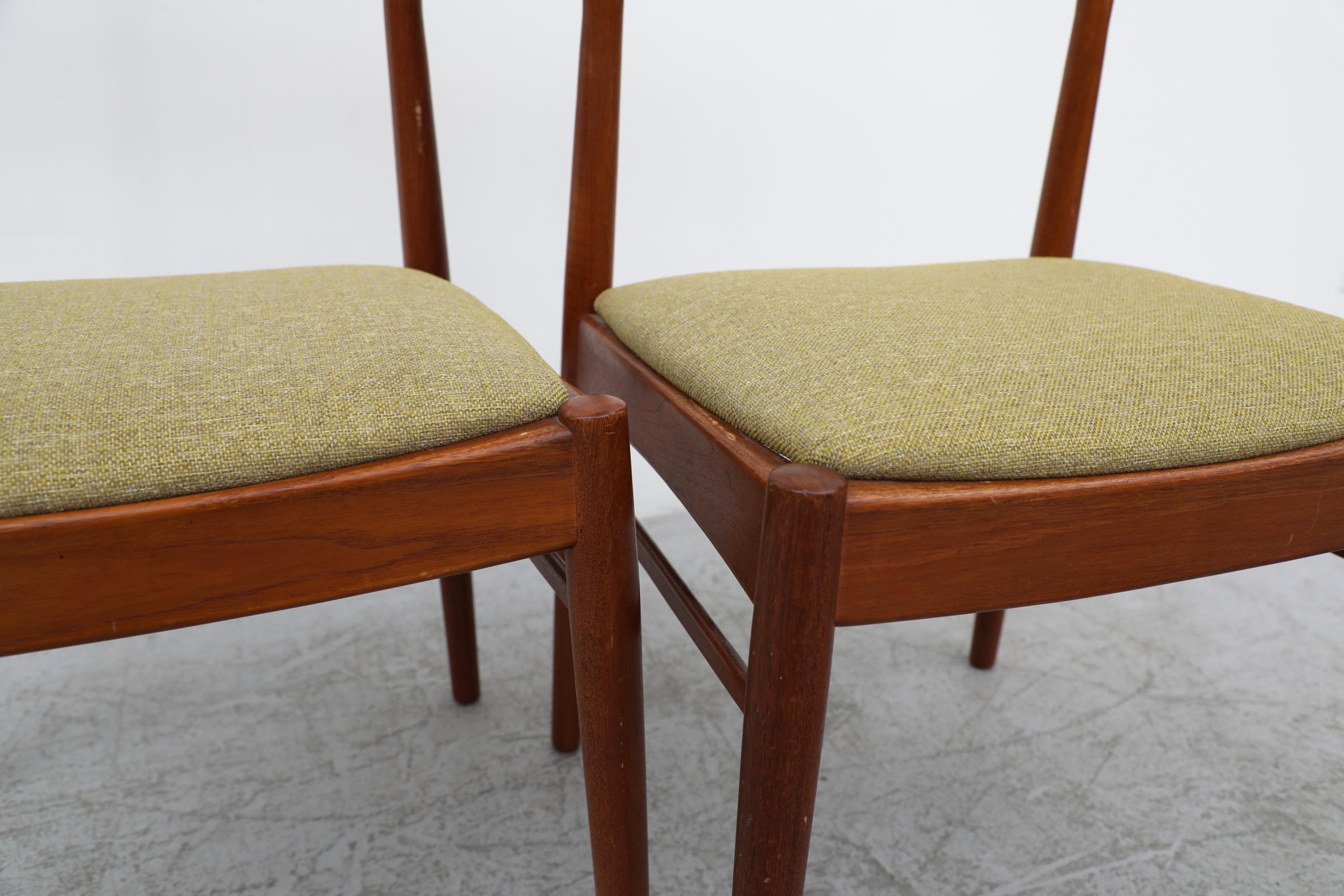 Set of 4 Mid-Century Danish Teak Dining Chairs by Kai Kristiansen 10