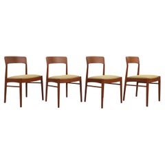 Set of 4 Mid-Century Danish Teak Dining Chairs by Kai Kristiansen