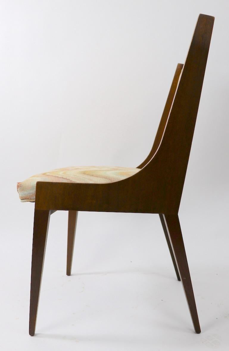 Italian Set of 4 Mid Century Dining Chairs after Carlo de Carli For Sale