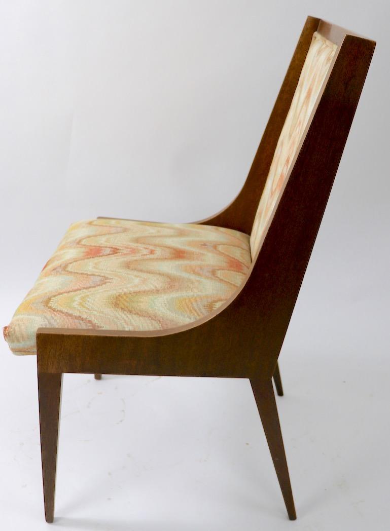 Set of 4 Mid Century Dining Chairs after Carlo de Carli In Good Condition For Sale In New York, NY