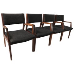 Set of 4 Mid Century Dining Chairs after Risom