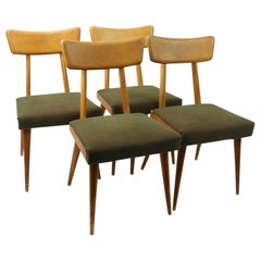 Set of 4 Mid Century Dining Chairs attributed to Russel Wright for Conant Ball